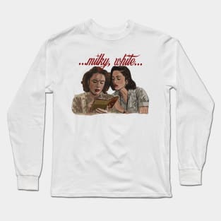 A League Of Their Milky, White Long Sleeve T-Shirt